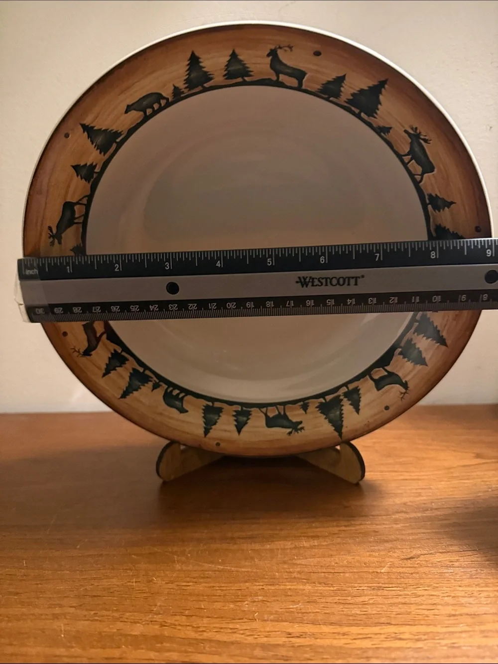Vintage David Carter Brown Vegetable Bowl - White and Brown